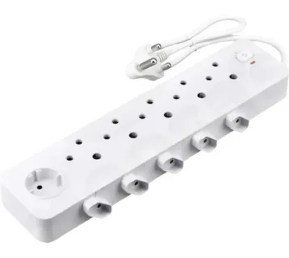 Picture of Safy Multiplug 11-Way - With 11 Outlets Power Plug (White)