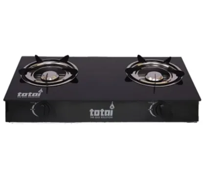 Picture of Totai Tabletop Glass Manual Gas Stove (2 Burners)
