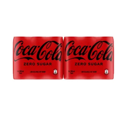 Picture of Coca Cola Zero Soft Drink Cans (24 x 300ml)