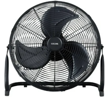 Picture of Goldair High Velocity 46CM A++ 460 mm Floor Fan (Black)