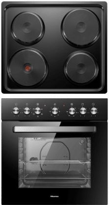 Hisense 4 Plate Burners Hob and Oven