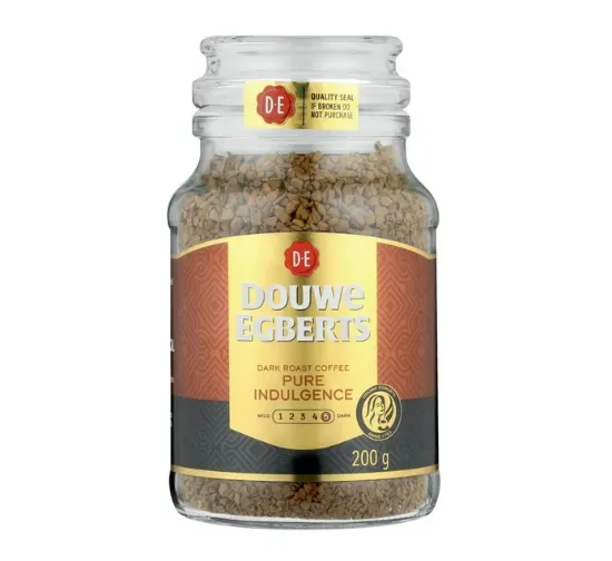 Picture of Douwe Egberts Pure Indulgence Dark Roast Instant Coffee 200g