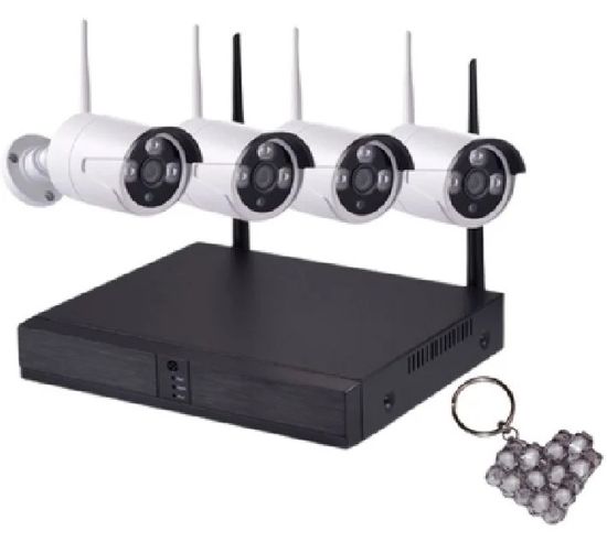 AB-JK18 Wifi Camera Surveillance Kit 4 Channel Camera Housing For Indoor & Outdoor